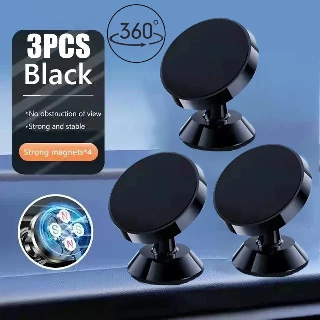 Magnetic Car Phone Holder – Dashboard & Wall Mount