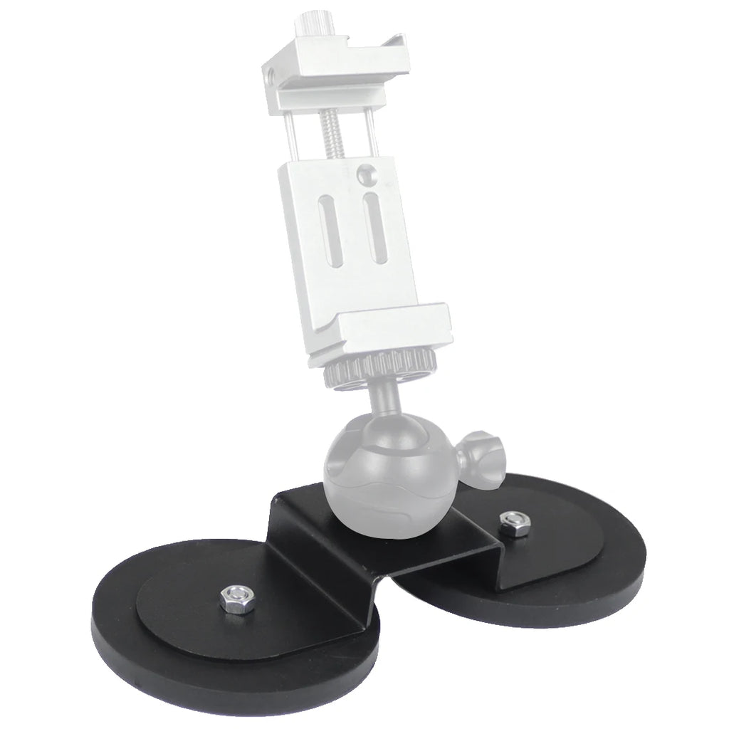 D43 D66 D88mm Magnet Magnetic Base Car Mount LED Light Phone Holder DSLR Camera Stand SUV Offroad Bracket 1/4' Ball Head Adapter