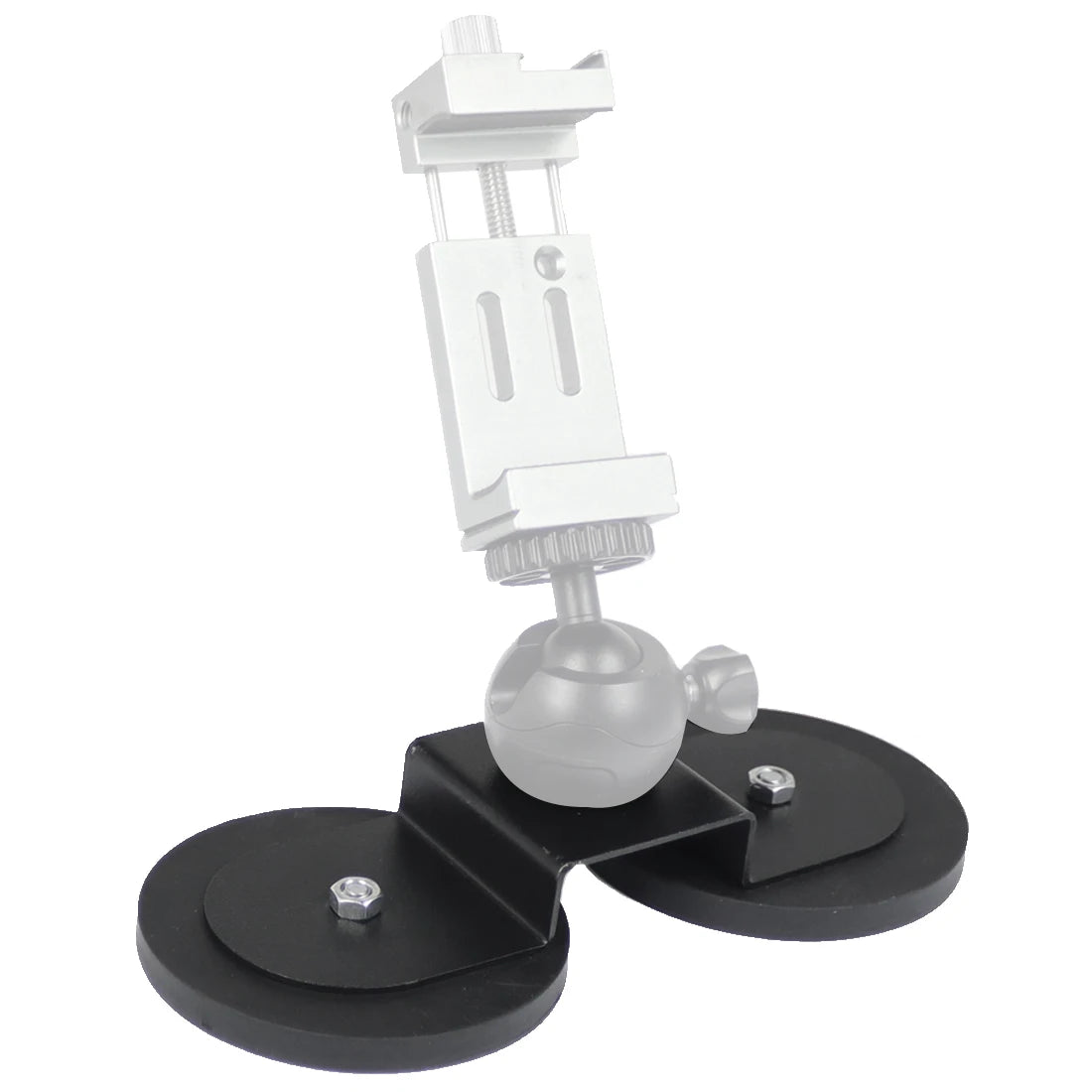 D43 D66 D88mm Magnet Magnetic Base Car Mount LED Light Phone Holder DSLR Camera Stand SUV Offroad Bracket 1/4' Ball Head Adapter