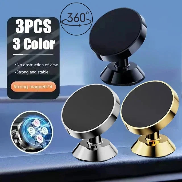 Magnetic Car Phone Holder – Dashboard & Wall Mount