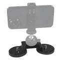 D43 D66 D88mm Magnet Magnetic Base Car Mount LED Light Phone Holder DSLR Camera Stand SUV Offroad Bracket 1/4' Ball Head Adapter