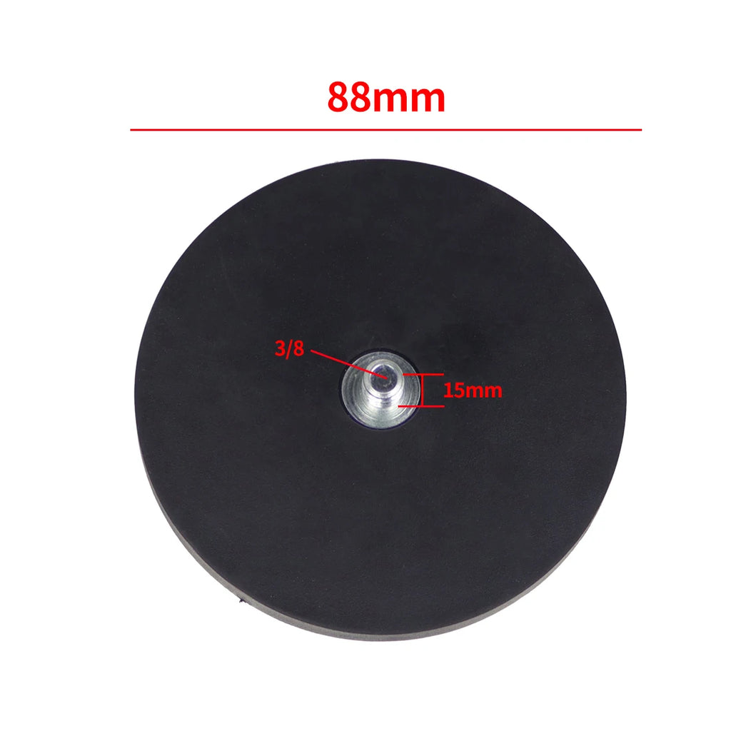 D43 D66 D88mm Magnet Magnetic Base Car Mount LED Light Phone Holder DSLR Camera Stand SUV Offroad Bracket 1/4' Ball Head Adapter
