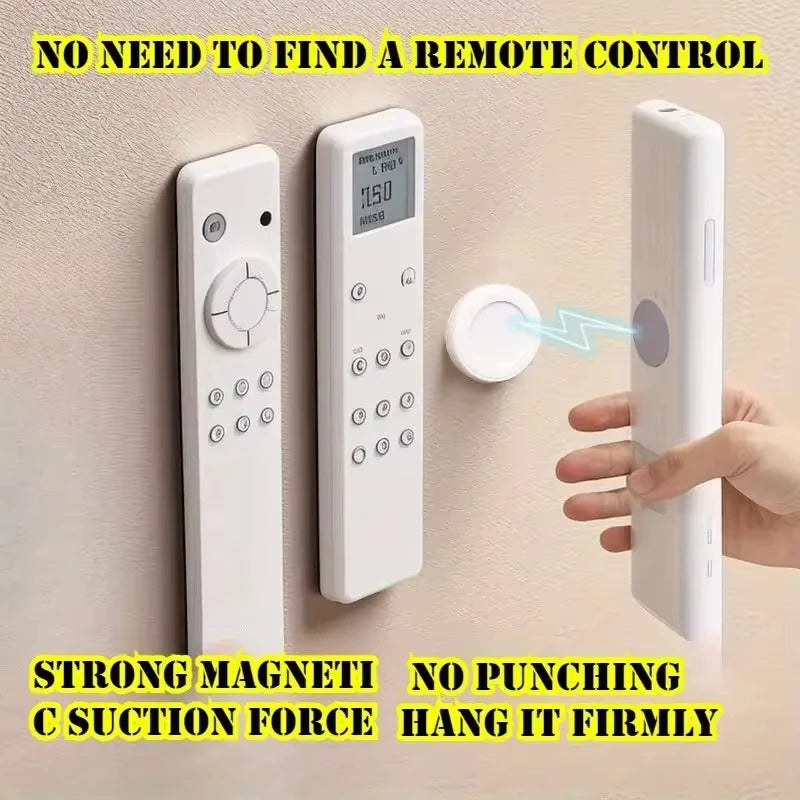 No-Drill Magnetic Remote Control Holder – Wall Mount (3/6pcs)