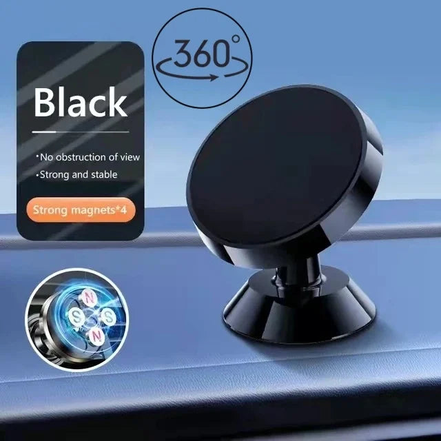 Magnetic Car Phone Holder – Dashboard & Wall Mount