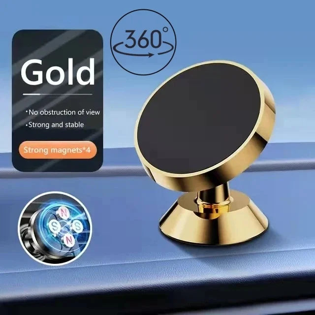 Magnetic Car Phone Holder – Dashboard & Wall Mount