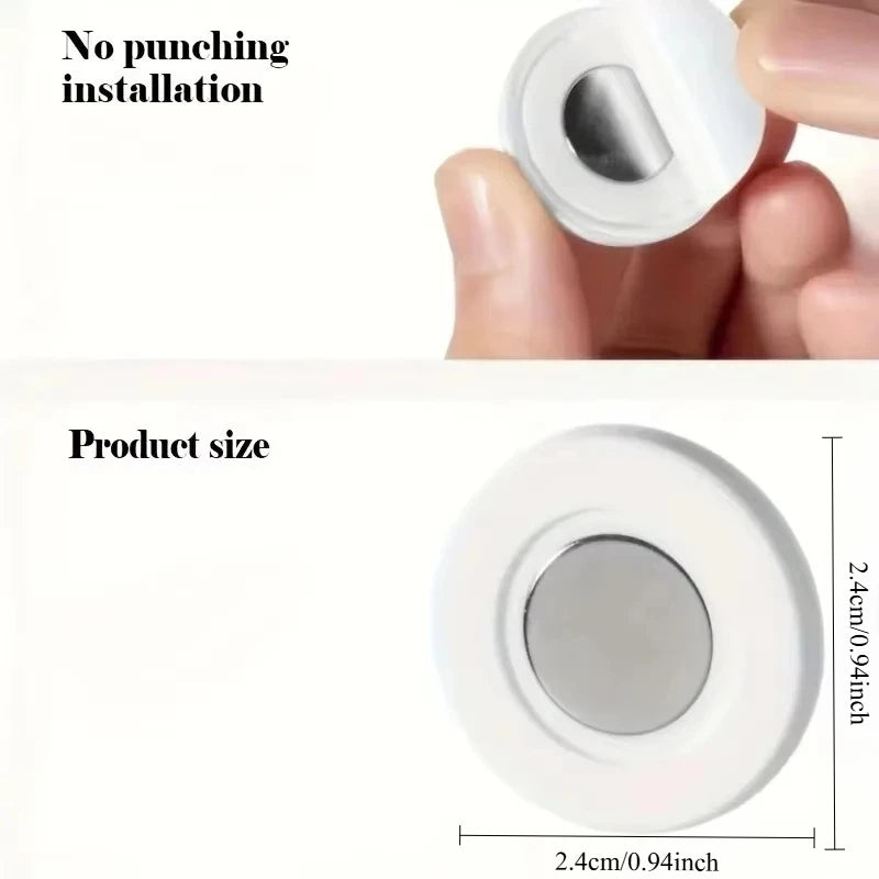 No-Drill Magnetic Remote Control Holder – Wall Mount (3/6pcs)