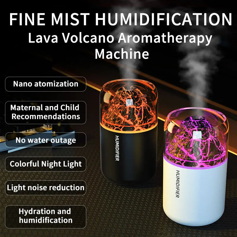 Volcanic Mist Humidifier & Aromatherapy Diffuser